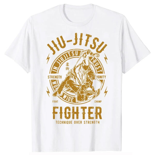 Jiu jitsu Fighter gold T-shirt - 画像 (2)