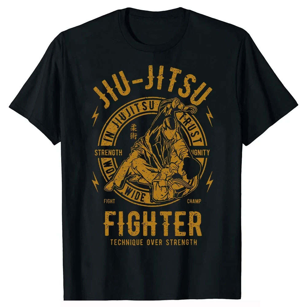 Jiu jitsu Gold Black T-shirt